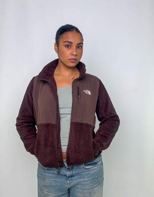 Vintage The North Face M Fleece Jacket Brown