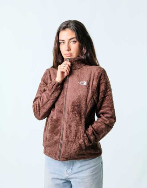 Vintage The North Face M Fleece Jacket Brown - view 1