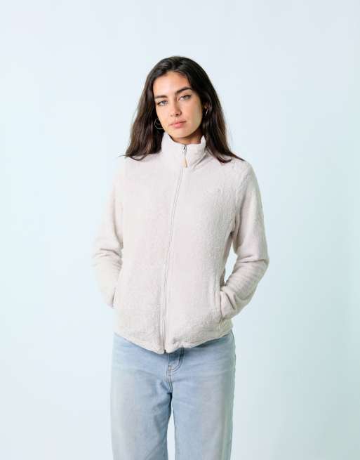 Vintage The North Face M Fleece Jacket Cream zip up