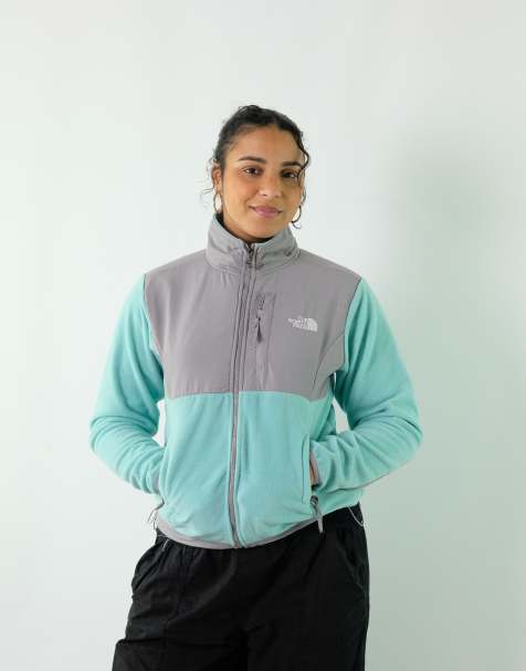 Vintage The North Face M Fleece Light Blue Zip Up - view 1