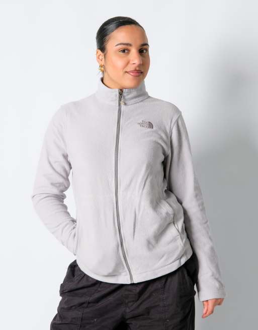 Vintage The North Face M Fleece Light Grey