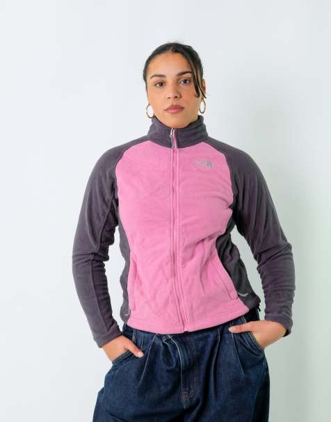 Vintage The North Face M Fleece Pink Zip Up - view 1
