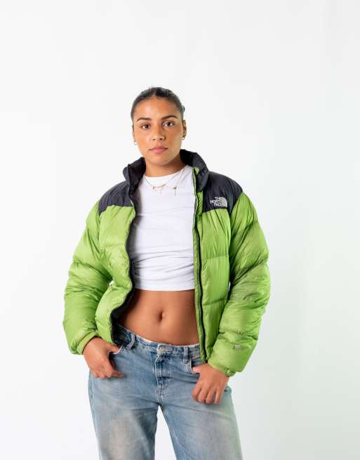Vintage The North Face M Puffer Jacket Light Green