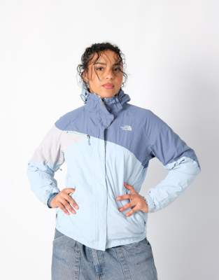 Vintage The North Face M Rain Jacket Light Blue