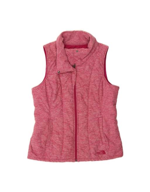 Vintage The North Face Padded Gilet UK 16 Large In Pink
