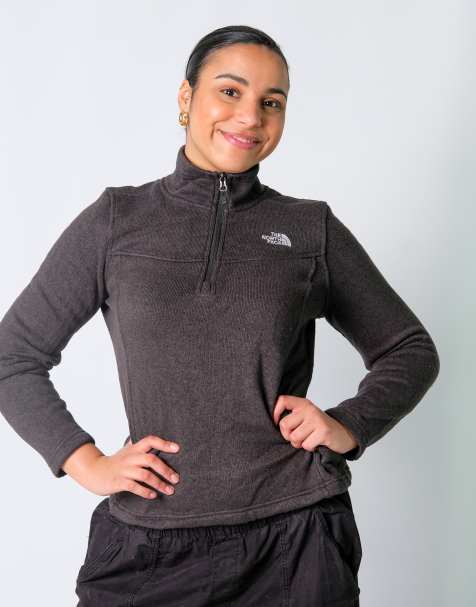 Vintage The North Face S Fleece Charcoal Grey - view 1