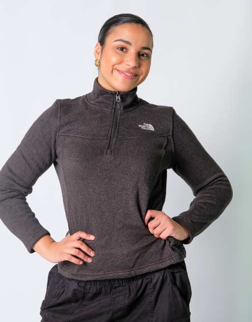 Vintage The North Face S Fleece Charcoal Grey