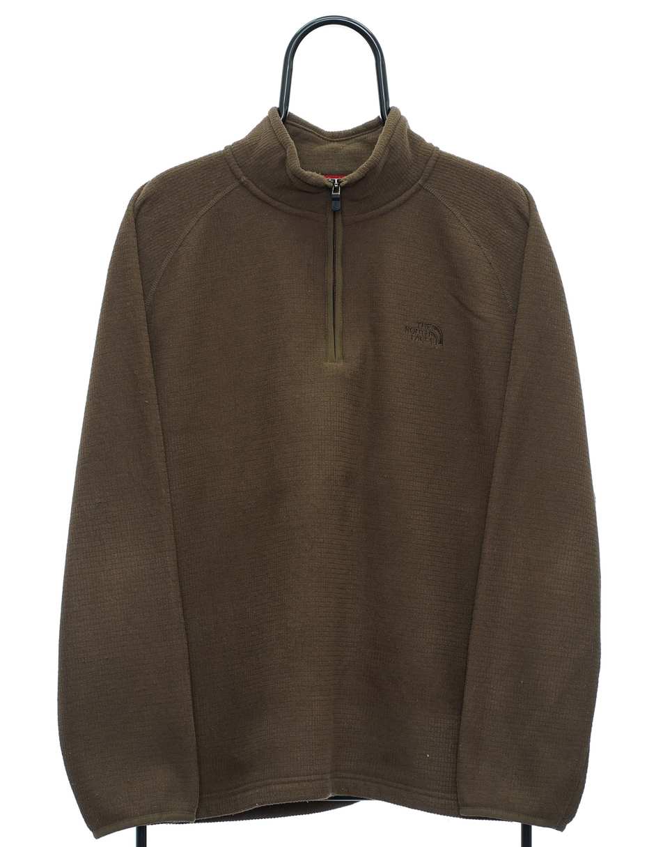 Vintage The North Face Size L Fleece In Khaki