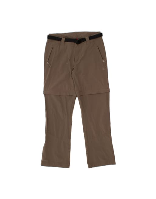Vintage The North Face Straight Cargo Trousers US 8 Medium W30 L29 In Brown