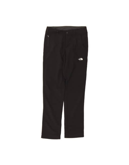 Vintage The North Face Straight Chino Trousers US 4 Small W27 L32 In Black