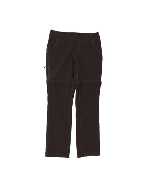 Vintage The North Face Straight Hiking Trousers US 6 Medium W30 L30 In Black