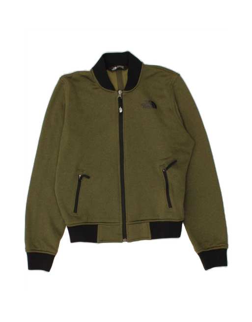 Vintage The North Face Tracksuit Top Jacket Uk 10 Small In Khaki