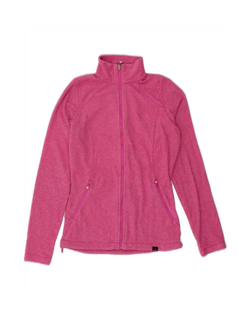Vintage The North Face Tracksuit Top Jacket UK 6 XS In Pink Pinstripe