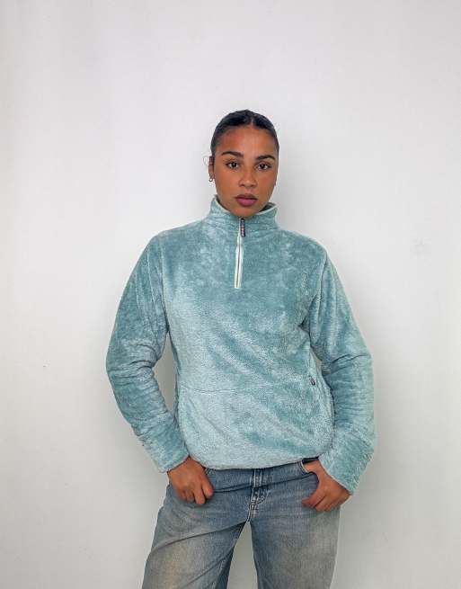 Vintage The North Face XL Fleece Jacket Light Blue