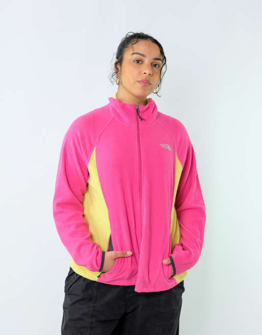 Vintage The North Face XL Fleece Pink Zip Up