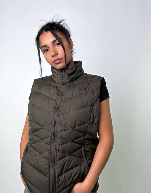 North face padded gilet store