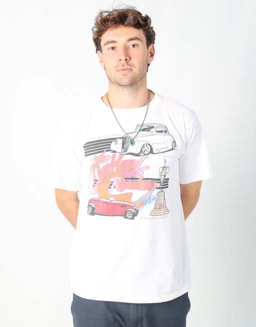 Vintage The Oakland Roadster l t-shirt in ivory