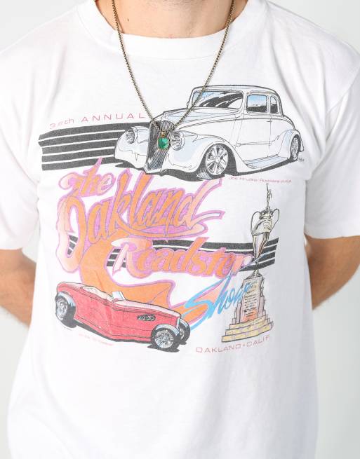 Vintage The Oakland Roadster l t-shirt in ivory, 4 of 4