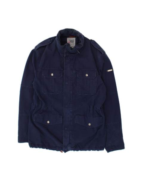 Vintage Think Pink Military Jacket UK 18 XL In Blue - view 1