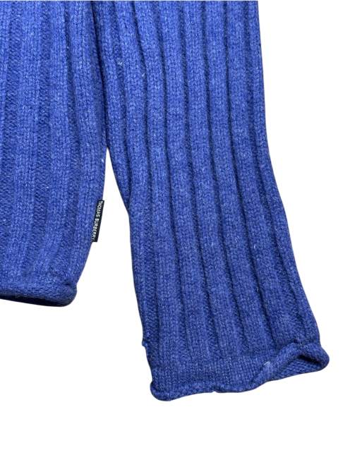 Vintage Thomas Burberry Double Zip Rib Knit Cardigan, 5 of 6
