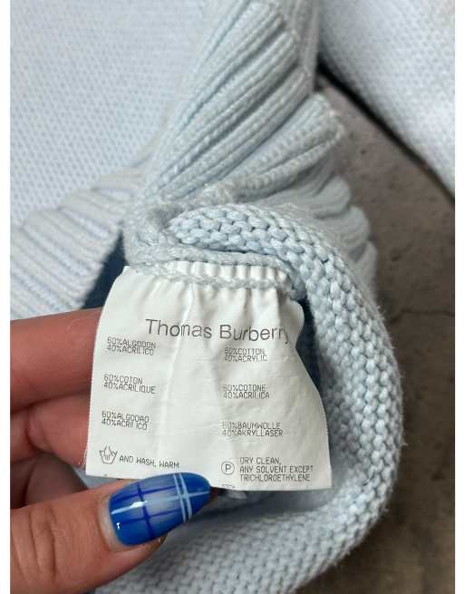 Vintage Thomas Burberry Knit Crewneck Jumper, 4 of 4