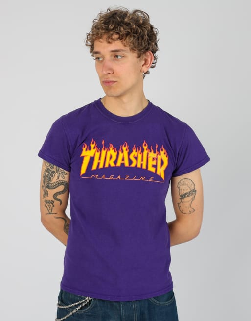 Vintage Thrasher s t-shirt in purple, 1 of 4