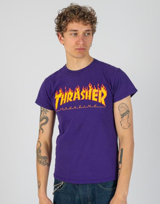 Vintage Thrasher s t-shirt in purple, 2 of 4