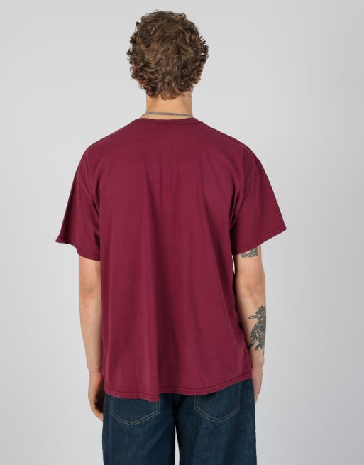 Vintage Thrasher xl t-shirt in burgundy red, 3 of 4