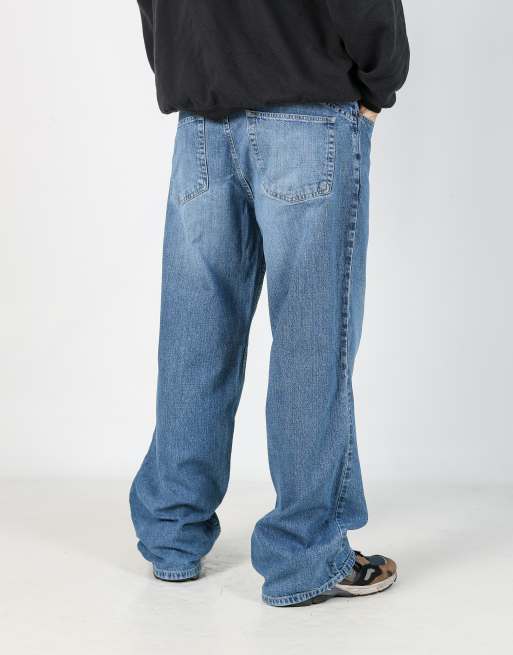 Vintage Timberland 36x32 denim jeans in blue, 2 of 4