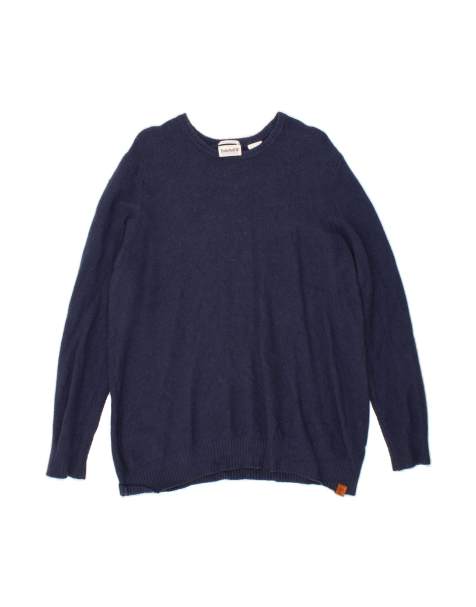 Vintage Timberland Boat Neck Jumper Sweater 2XL In Blue - view 1