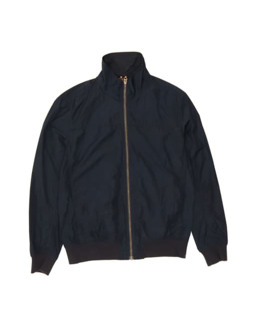Vintage Timberland Bomber Jacket UK 38 Medium In Blue