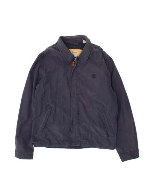 Vintage Timberland Bomber Jacket UK 40 Large In Blue