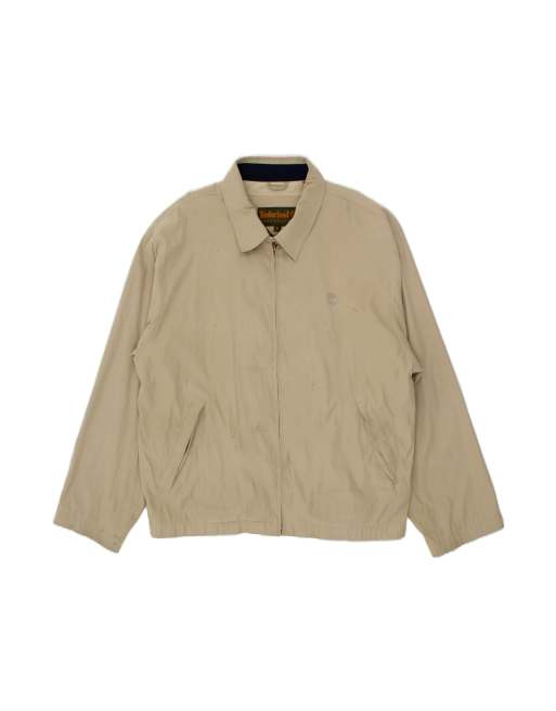 Vintage Timberland Bomber Jacket UK 42 XL In Beige