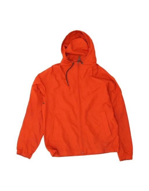 Vintage Timberland Earthkeepers Hooded Rain Jacket UK 38 Medium In Red