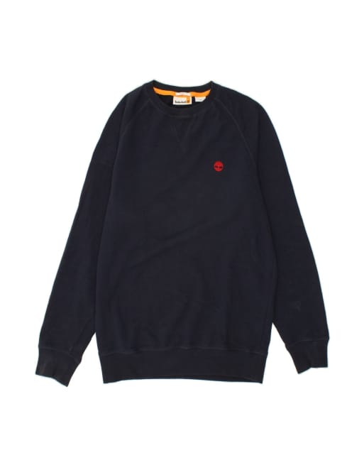 Vintage Timberland Fit Sweatshirt Jumper Medium In Blue
