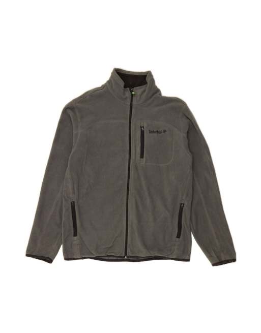 Vintage Timberland Fleece Jacket UK 16 Large In Grey