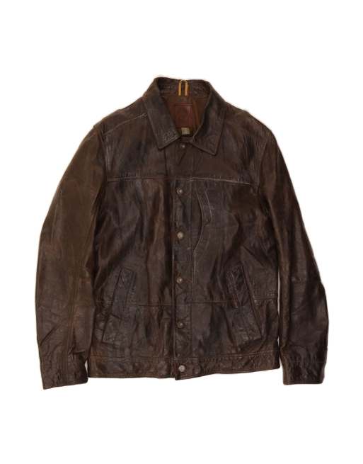 Vintage Timberland Jacket UK 40 Large In Brown