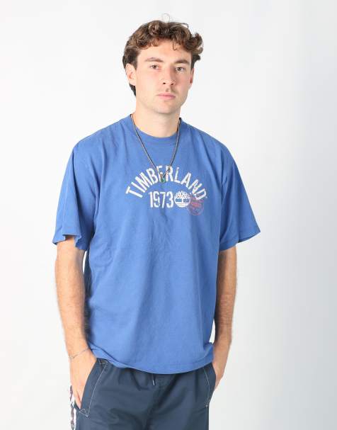 Vintage Timberland l t-shirt in blue - view 1