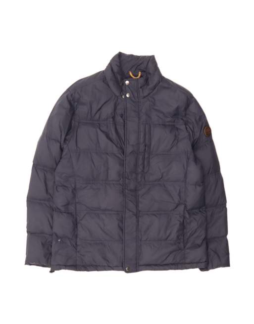 Vintage Timberland Padded Jacket UK 44 2XL In Blue