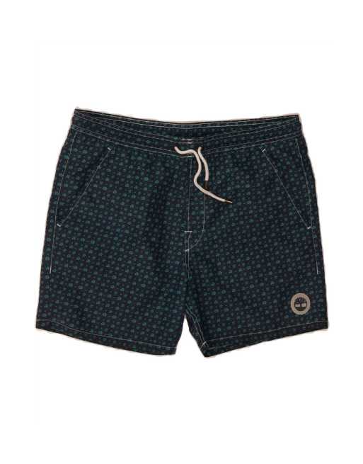 Vintage Timberland Swimming Shorts Small In Blue Floral