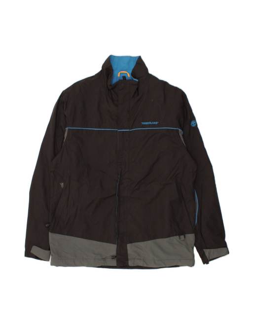 Vintage Timberland Windbreaker Jacket UK 40 Large In Black