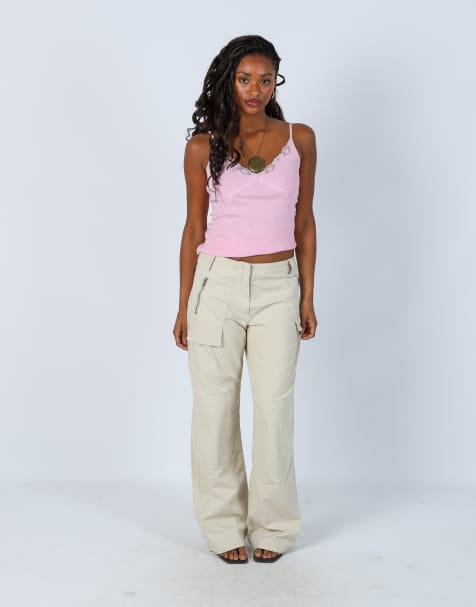 Vintage Tom Tailor M cargo pants in beige - view 1
