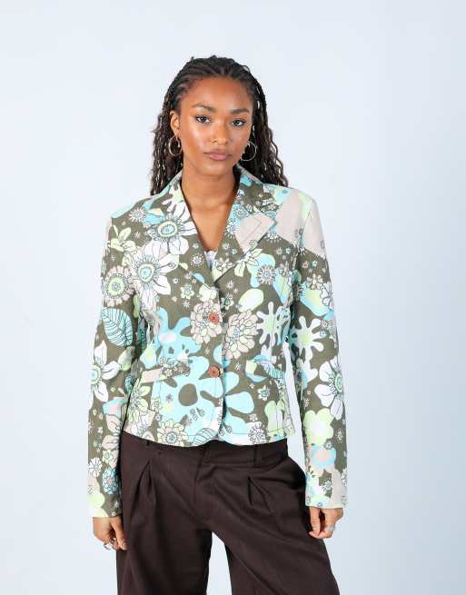 Vintage Tom Tailor S blazer in brown