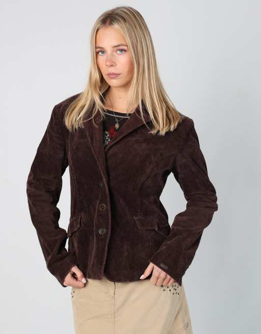 Vintage Tommy Hilfiger 10 cord jacket in brown