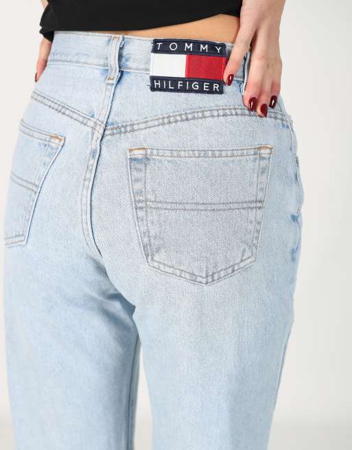 Vintage Tommy Hilfiger 28x46 denim jeans in light blue, 4 of 4