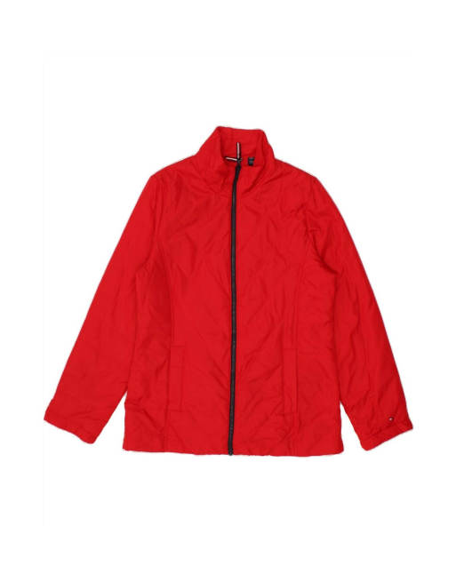 Vintage Tommy Hilfiger 3 In 1 Windbreaker Jacket Uk 16 Large In Red