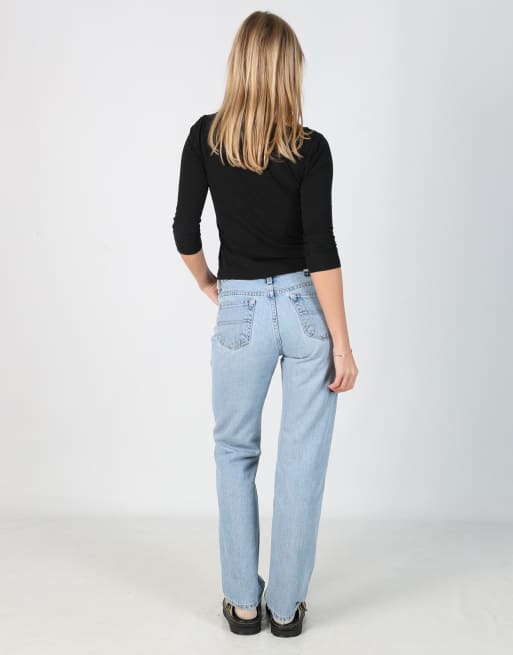 Vintage Tommy Hilfiger 30x26 denim jeans in light blue, 3 of 4