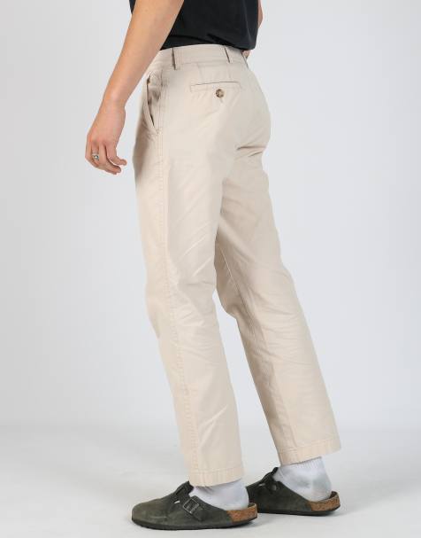 Vintage Tommy Hilfiger 31x32 woven straight pants in beige - view 1