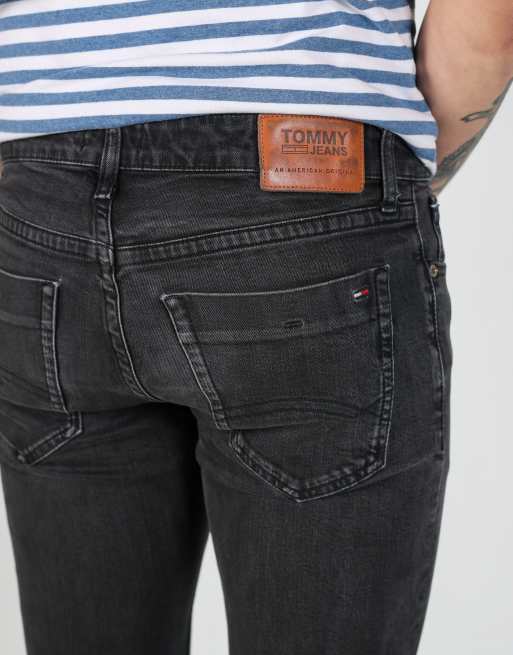 Vintage Tommy Hilfiger 32x34 denim jeans in black, 4 of 4