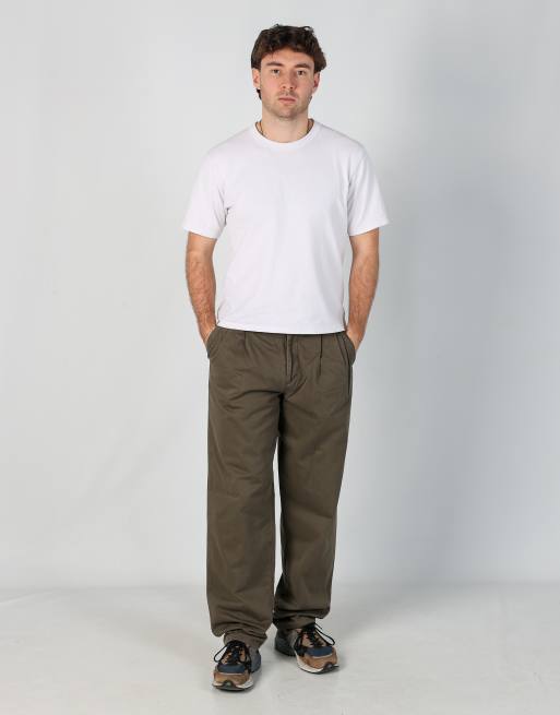 Vintage Tommy Hilfiger 32x34 woven straight pants in dark green